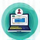 Icon or image representing a user logged in and browsing content